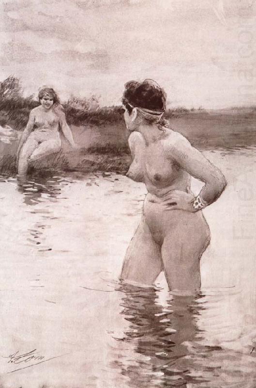 Anders Zorn brynhildes och gudeuns gral oil painting picture